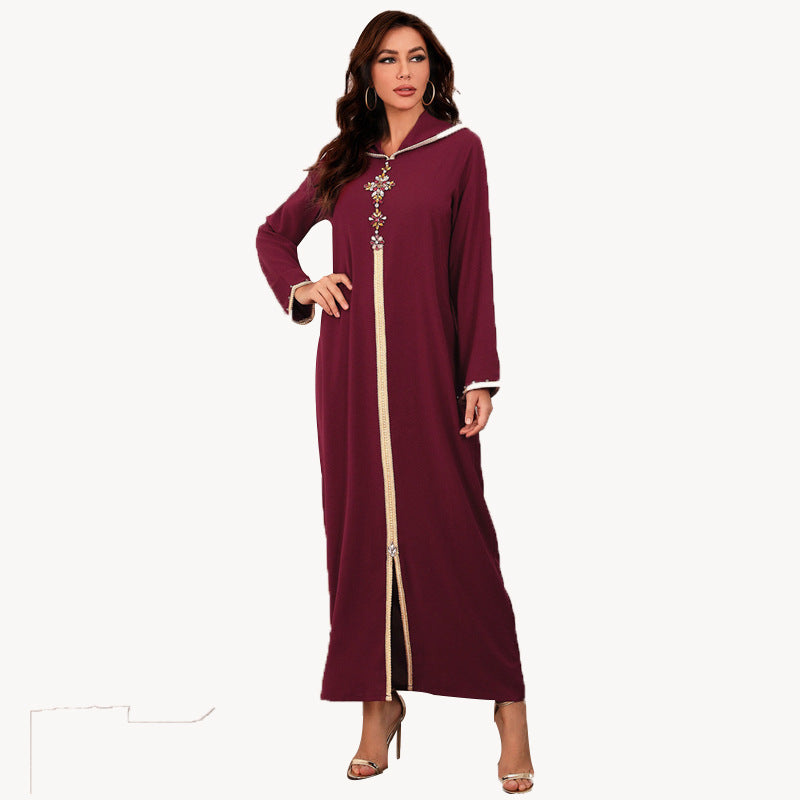 Beaded Eastern Robe Dress