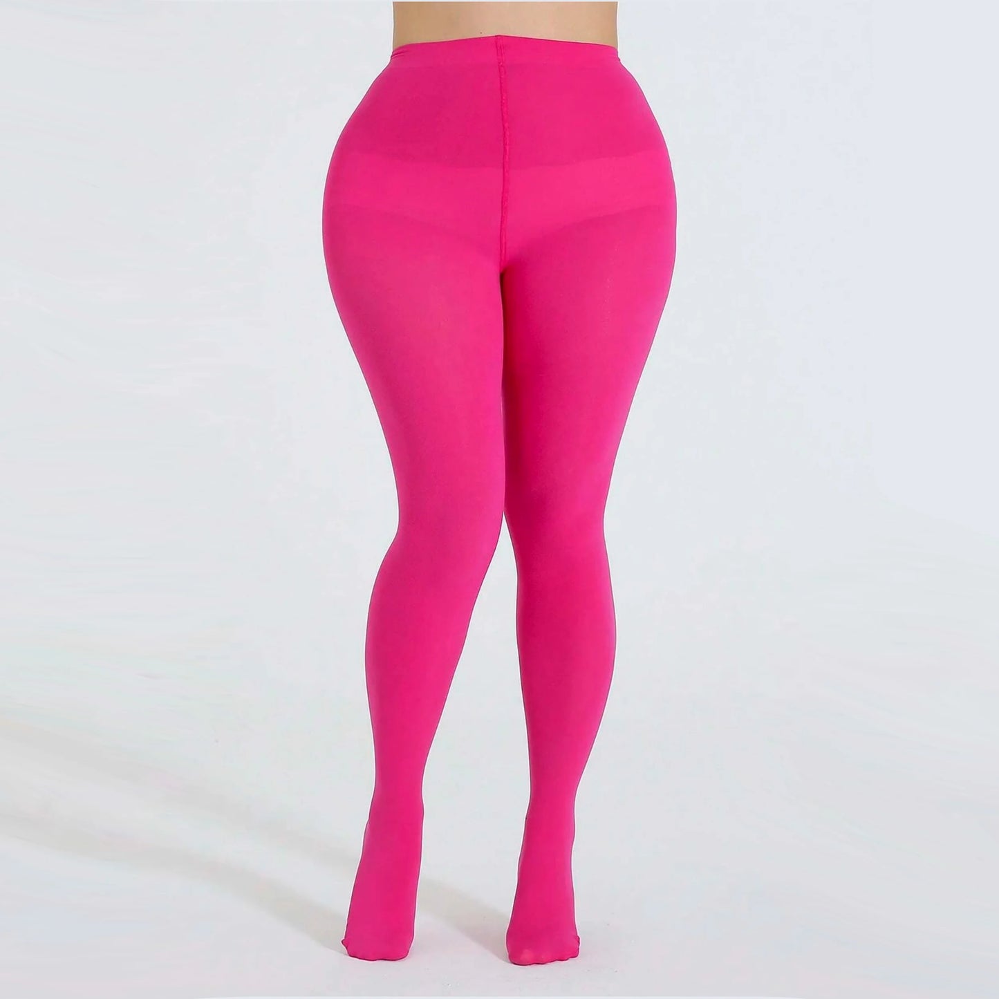 1 Piece Women'S Glossy Socks Sexy Sexy Pantyhose Transparent Glossy Open Pantyhose