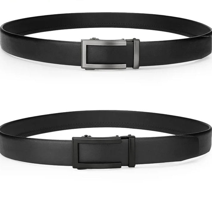 MagnoLeather Ratchet Belt – Genuine Leather, Automatic Buckle