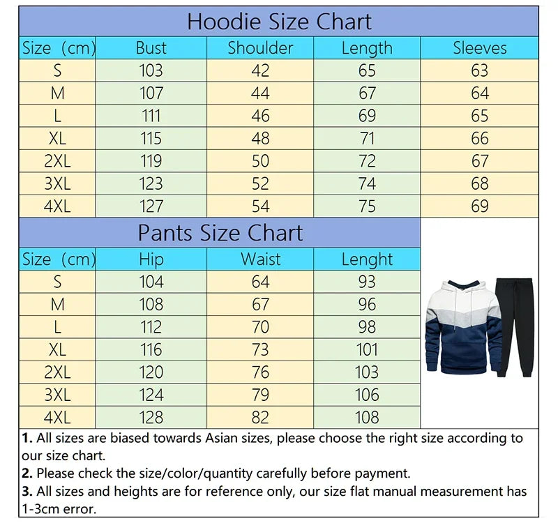 Men's sportswear, hoodie + sweatpants