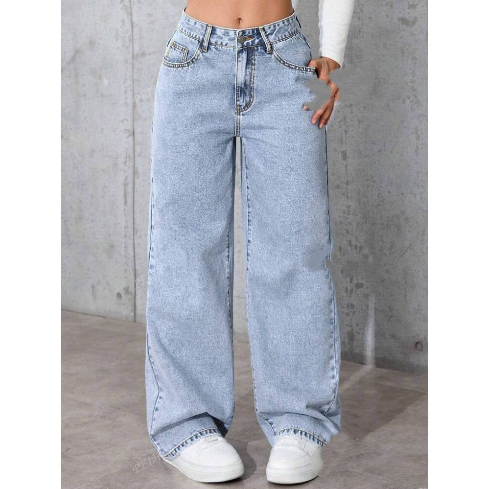 Stylish Straight Jeans Women