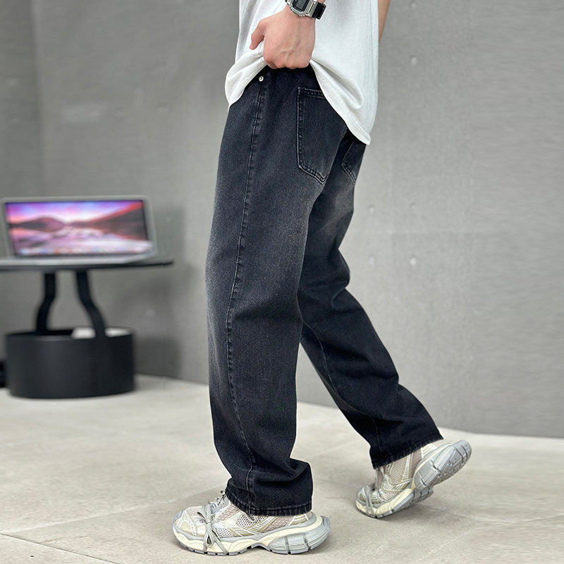 Versatile Jeans Men's Wide-leg Straight