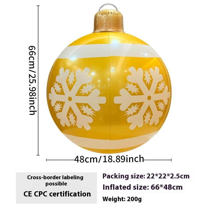 Inflatable Christmas Ball for Christmas Decorations
