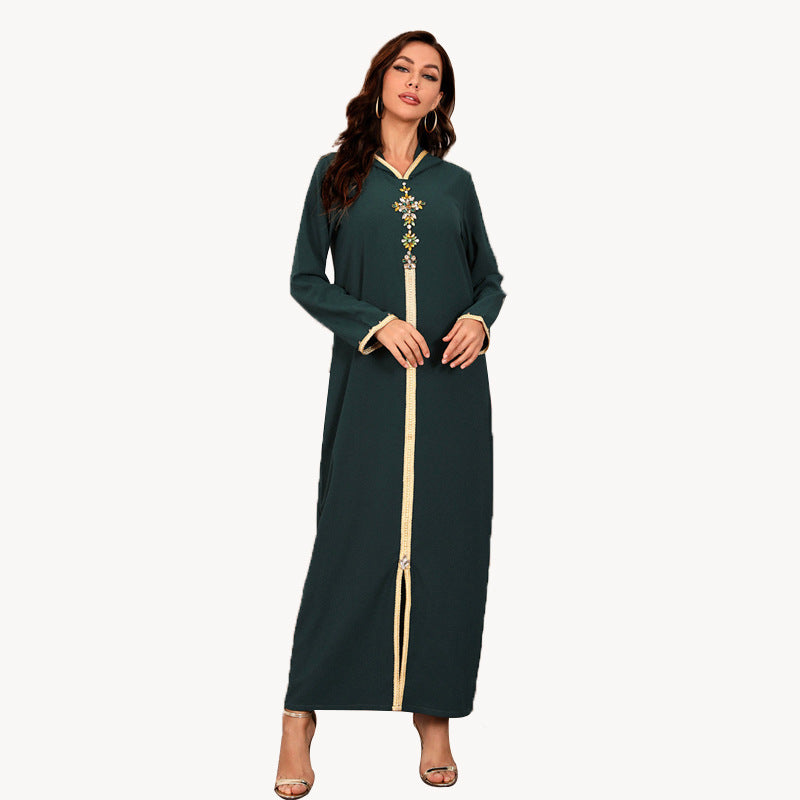Beaded Eastern Robe Dress