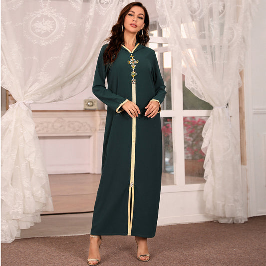 Beaded Eastern Robe Dress