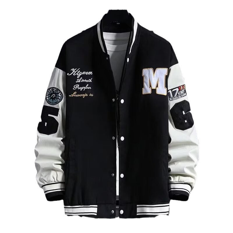 Men's Baseball Jacket with Letter Number