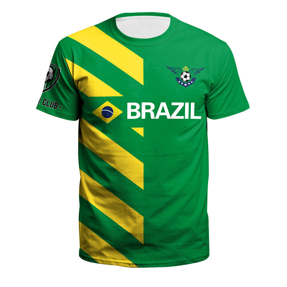 Soccer 3D Printed Short Sleeve