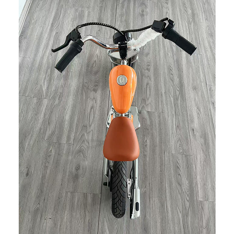 Kids Chopper Electric Bike with LED Lights, Motorcycle Sound, 10mph & 150lb Max