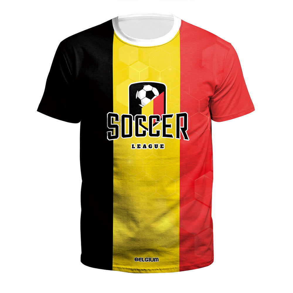 Soccer 3D Printed Short Sleeve