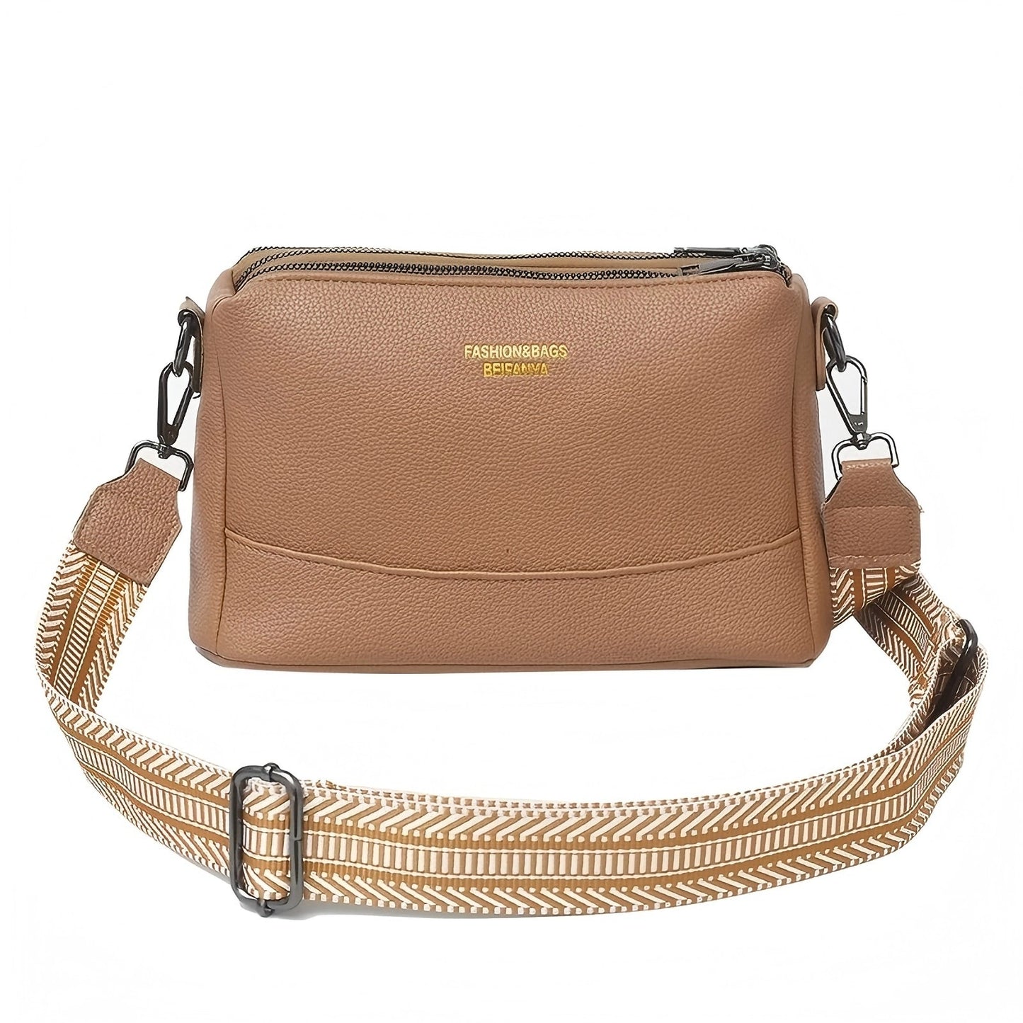 Multi-functional PU Crossbody Bag