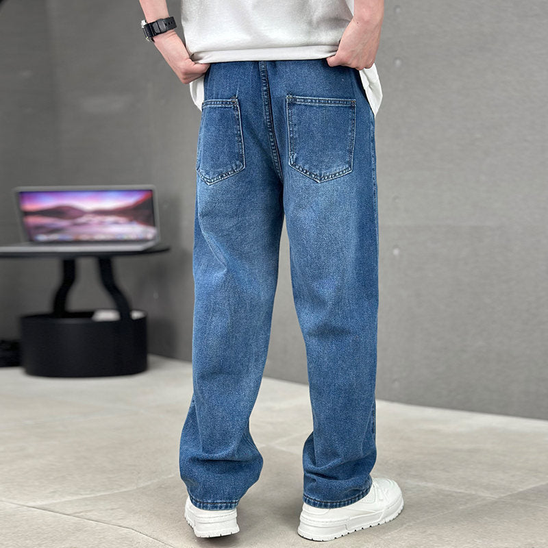 Versatile Jeans Men's Wide-leg Straight