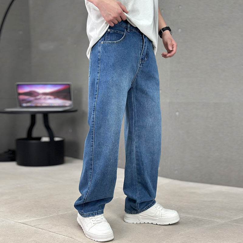 Versatile Jeans Men's Wide-leg Straight