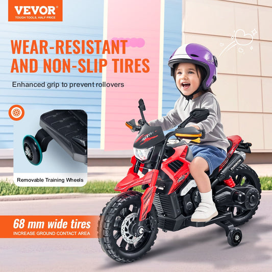 Kids Motorcycle 6V Electric Motorbike With LED