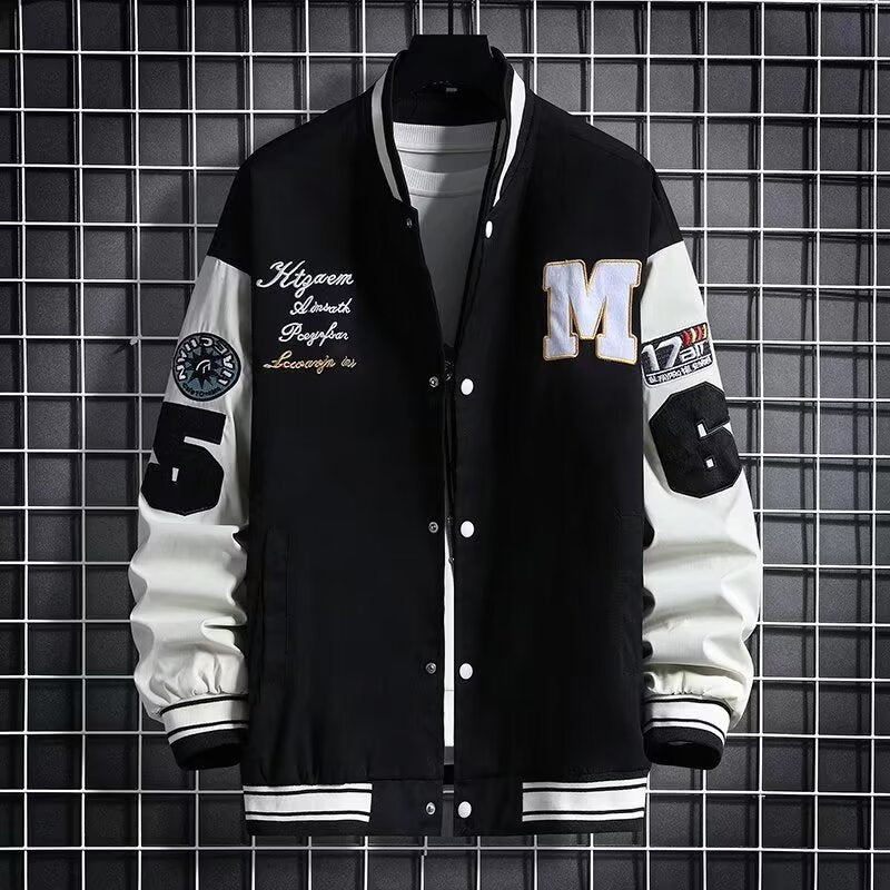 Men's Baseball Jacket with Letter Number