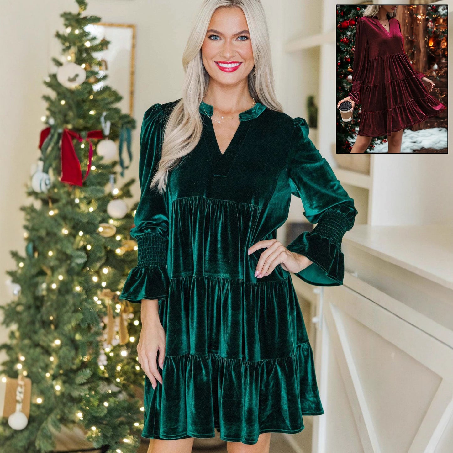 Christmas Skirt Velvet