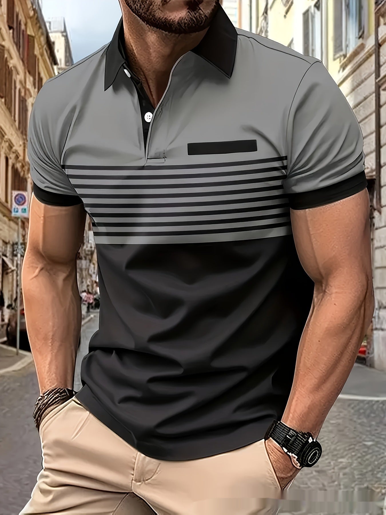Casual Striped Shirt