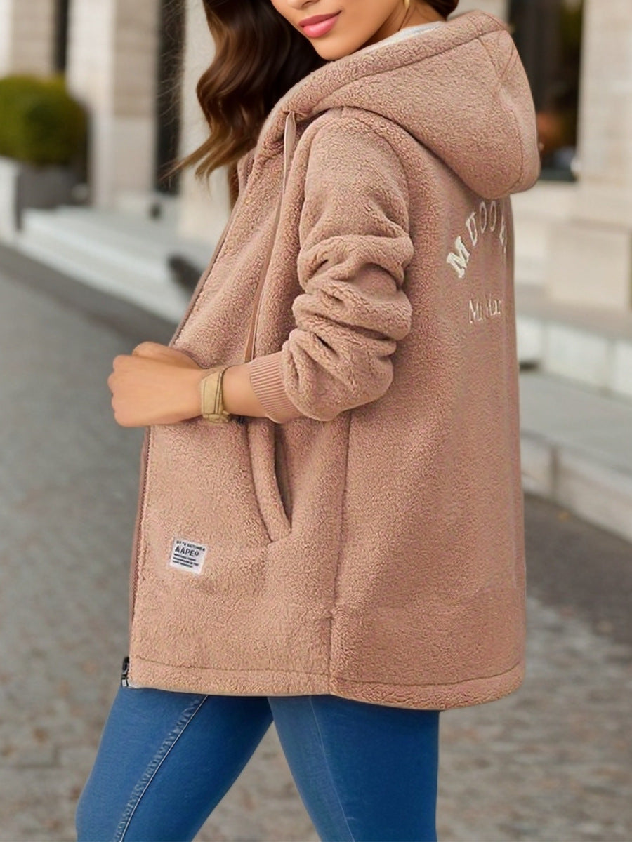 Hooded Jacket Winter Fleece