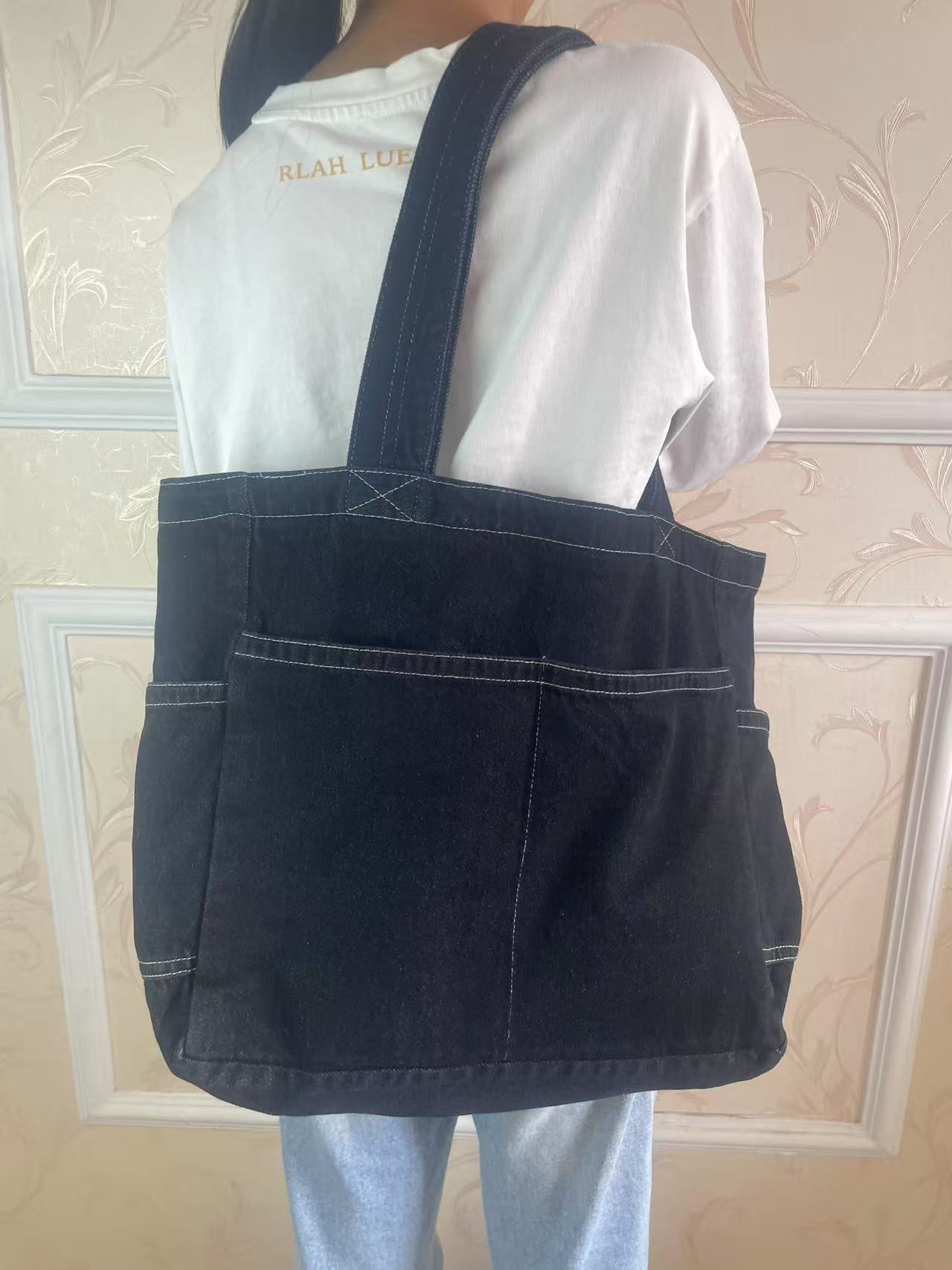 Denim Shoulder Bag