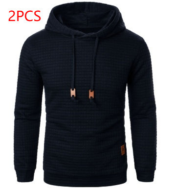 Men's Jacquard Hooded Sweater