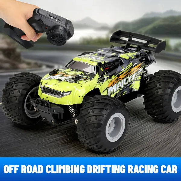 "RC Monster Truck blue and green color options"