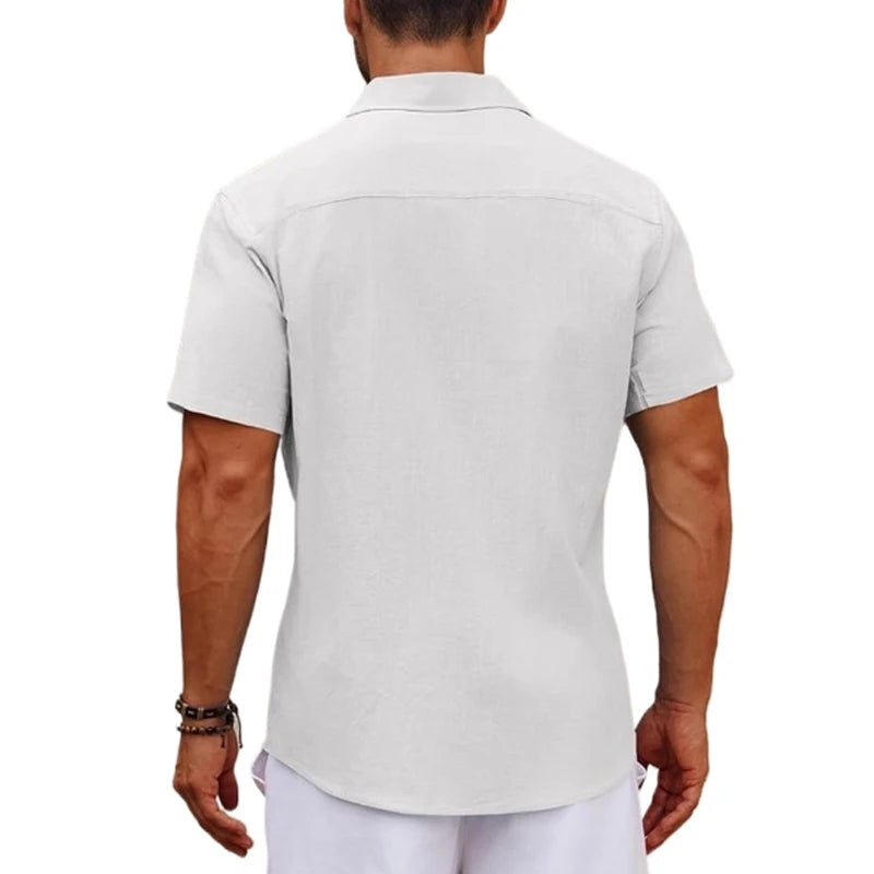 Men's Short Sleeve Cotton Shirts