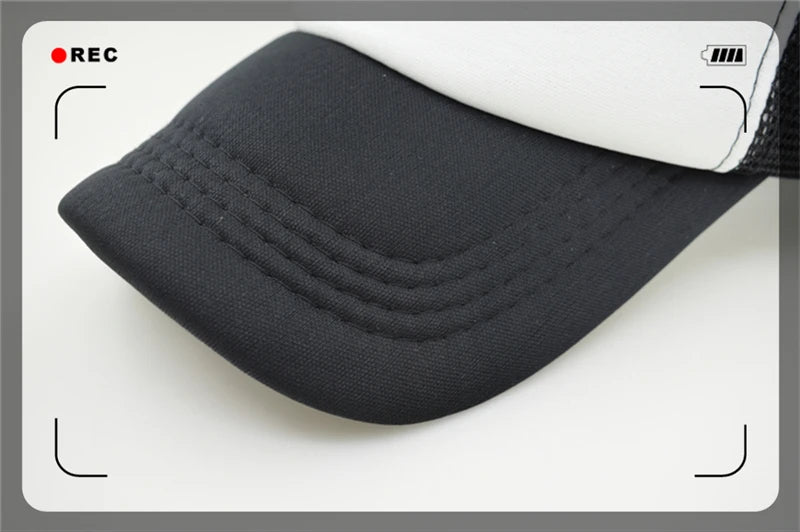 CLIMATE WTF Funny Trucker Caps Men Funny WTF Baseball Caps Foodie Snacks Cate Fans Cap Hip Hop Summer Mesh Caps for Men Women