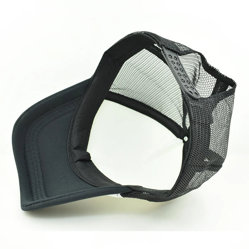 CLIMATE WTF Funny Trucker Caps Men Funny WTF Baseball Caps Foodie Snacks Cate Fans Cap Hip Hop Summer Mesh Caps for Men Women