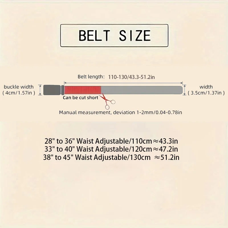 MagnoLeather Ratchet Belt – Genuine Leather, Automatic Buckle