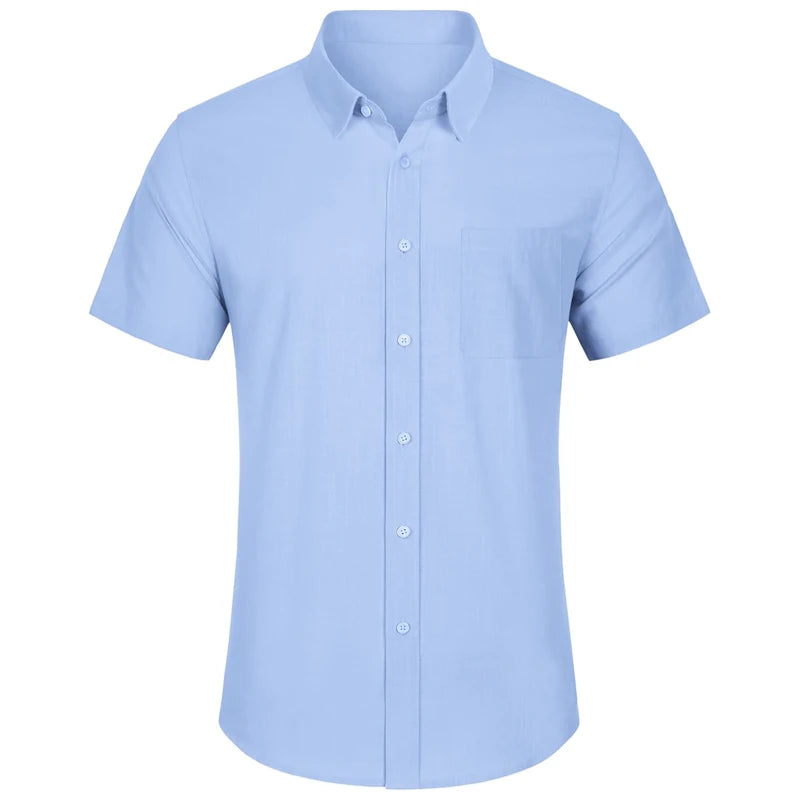 Men's Short Sleeve Cotton Shirts