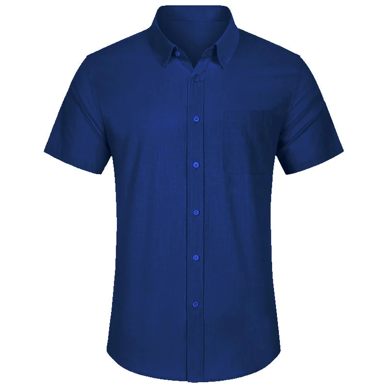 Men's Short Sleeve Cotton Shirts