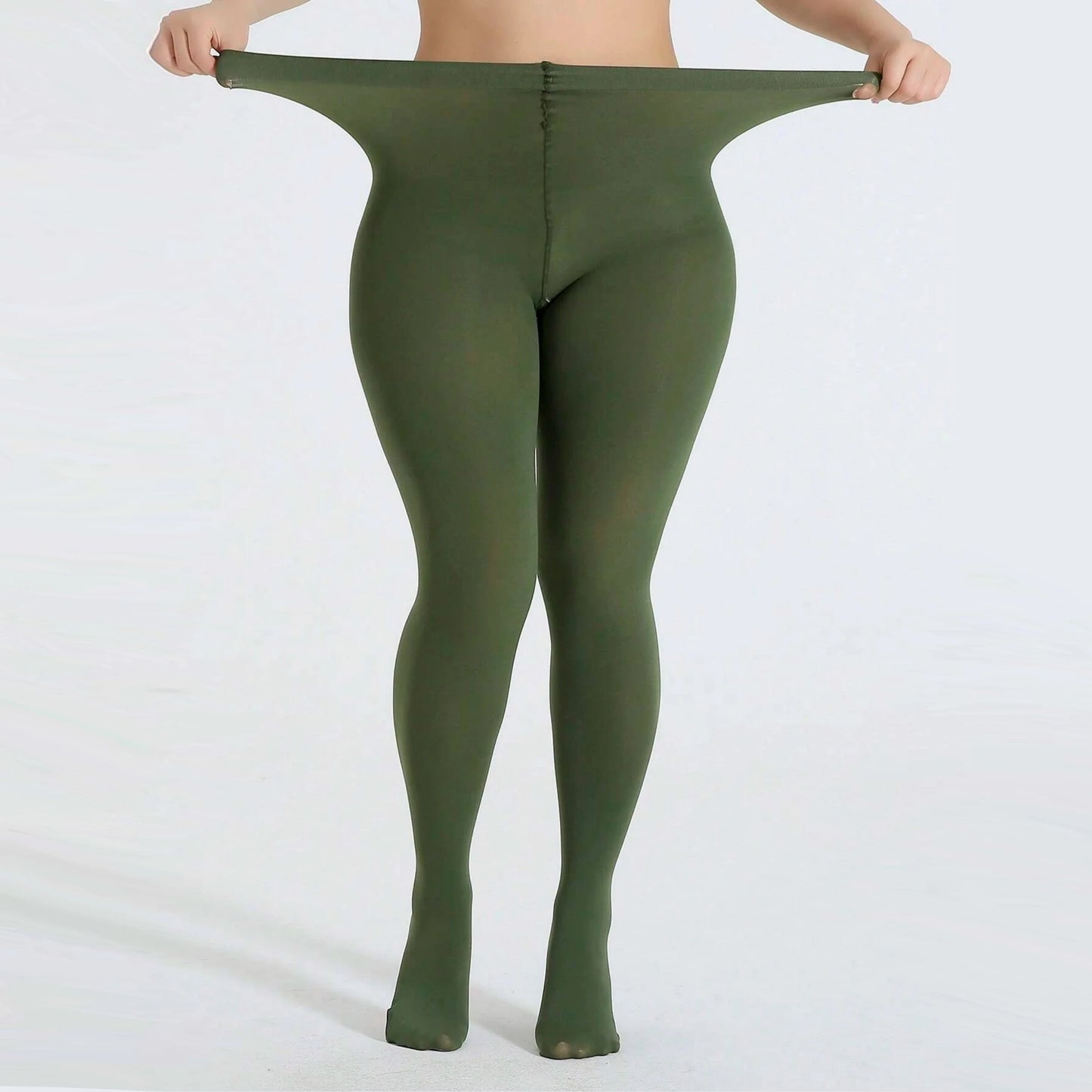 1 Piece Women'S Glossy Socks Sexy Sexy Pantyhose Transparent Glossy Open Pantyhose