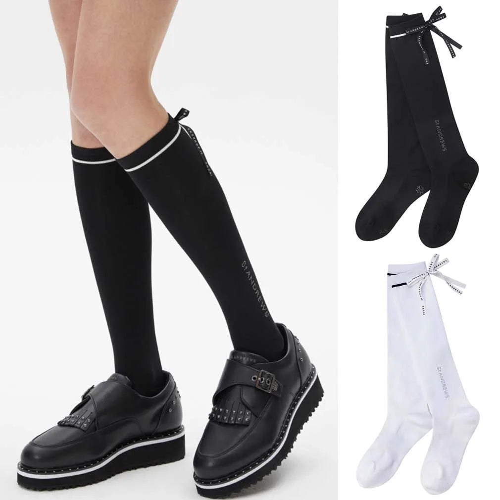 New ST ANDREWS high-quality Korea Golf Clothing Women bowknot Stockings summer non-slip breathable Golf socks lady Sports socks