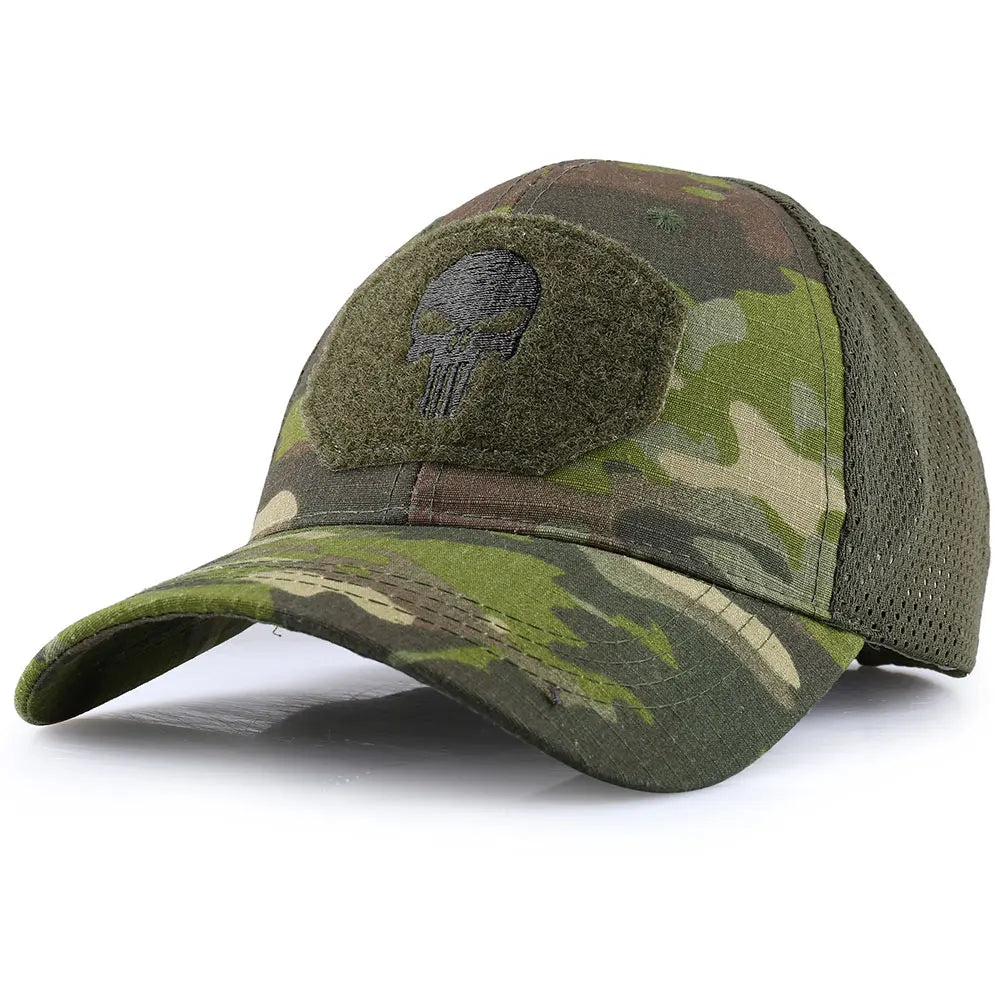 2024 Men's and Women's Universal Baseball Hat Breathable Sun Protection Camo Hat Outdoor Mountaineering Sunshade Hat Adult Hat
