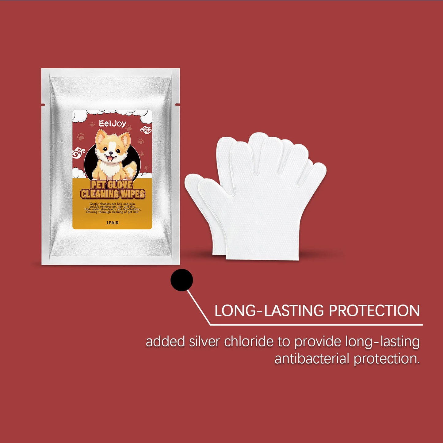 Pet Gloves Cleaning Wipes