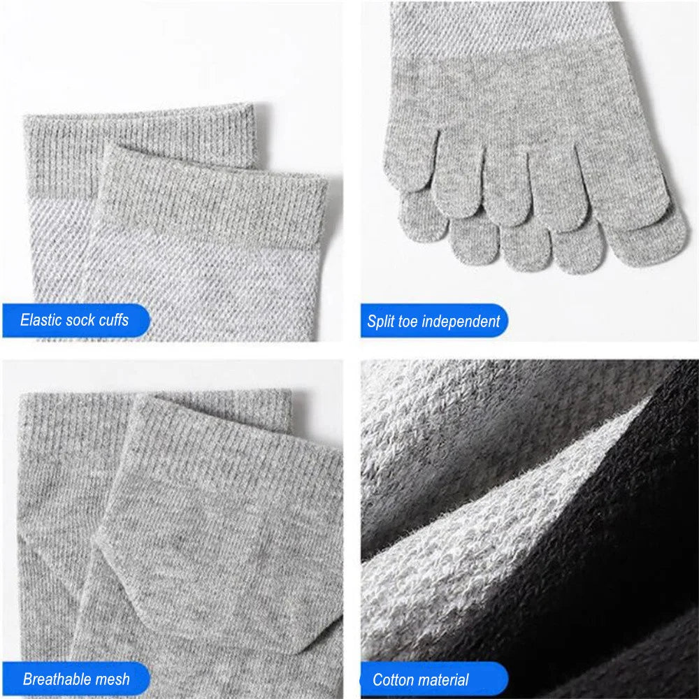 5 Pairs - Five Fingers Socks Men