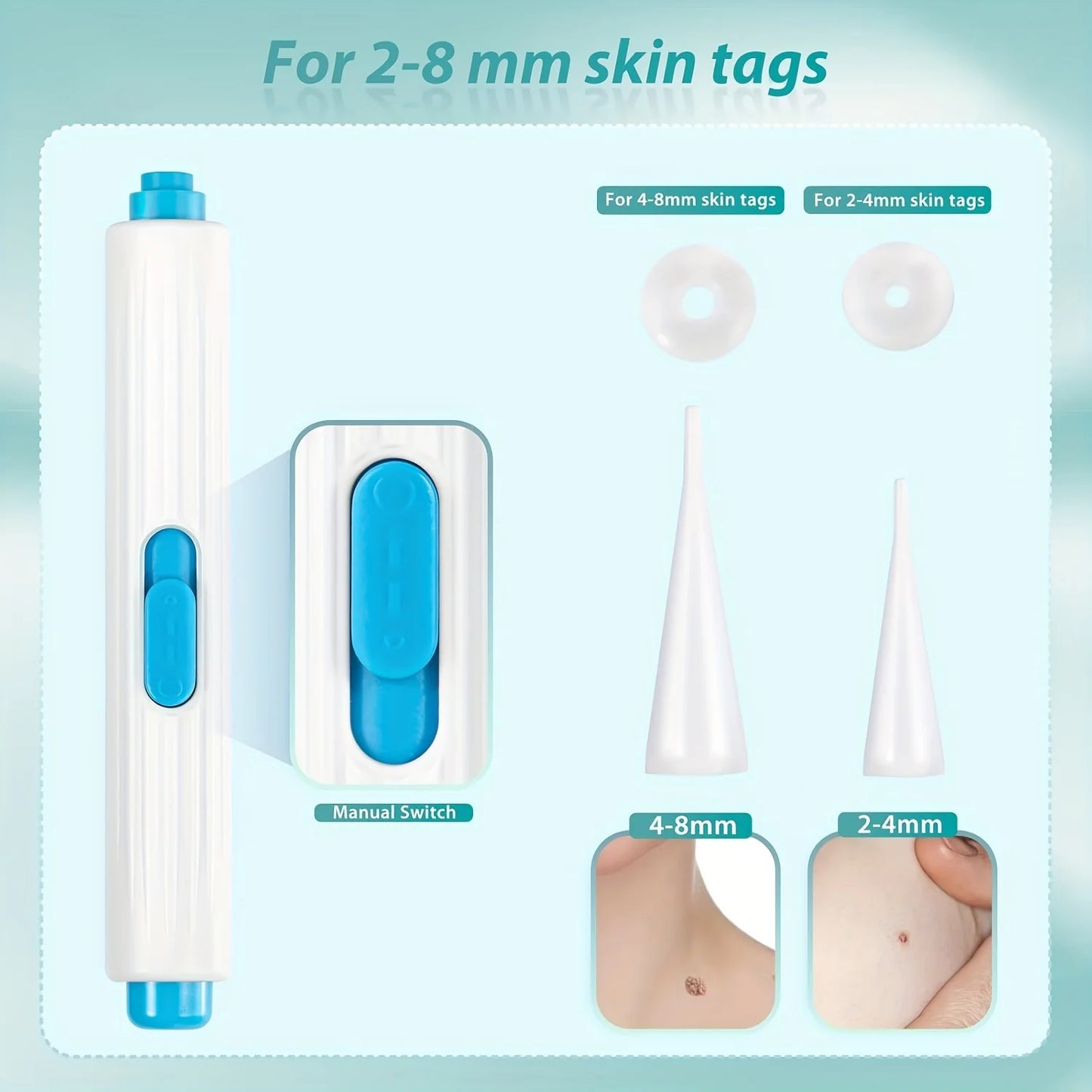 1/2/4 Pcs Removal Kit for Skin Care, One Hand User Friendly Design, Safe and Effective for Home Use
