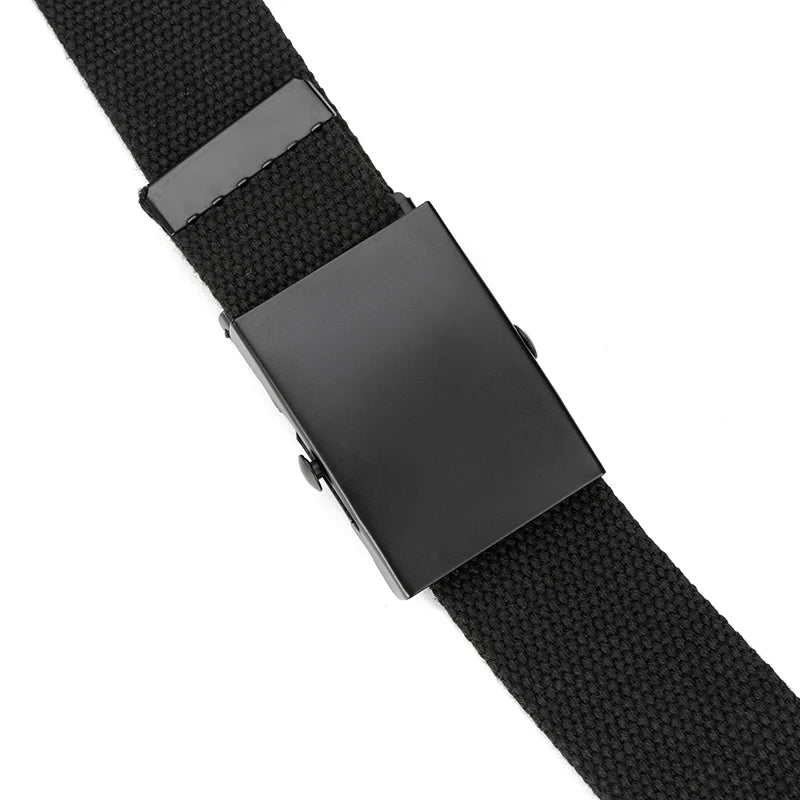 New Men Belt New Fashion Unisex Waist Belt Jeans Male Casual Luxury Canvas 3.8cm Webbing Waistband Ceinture Femme