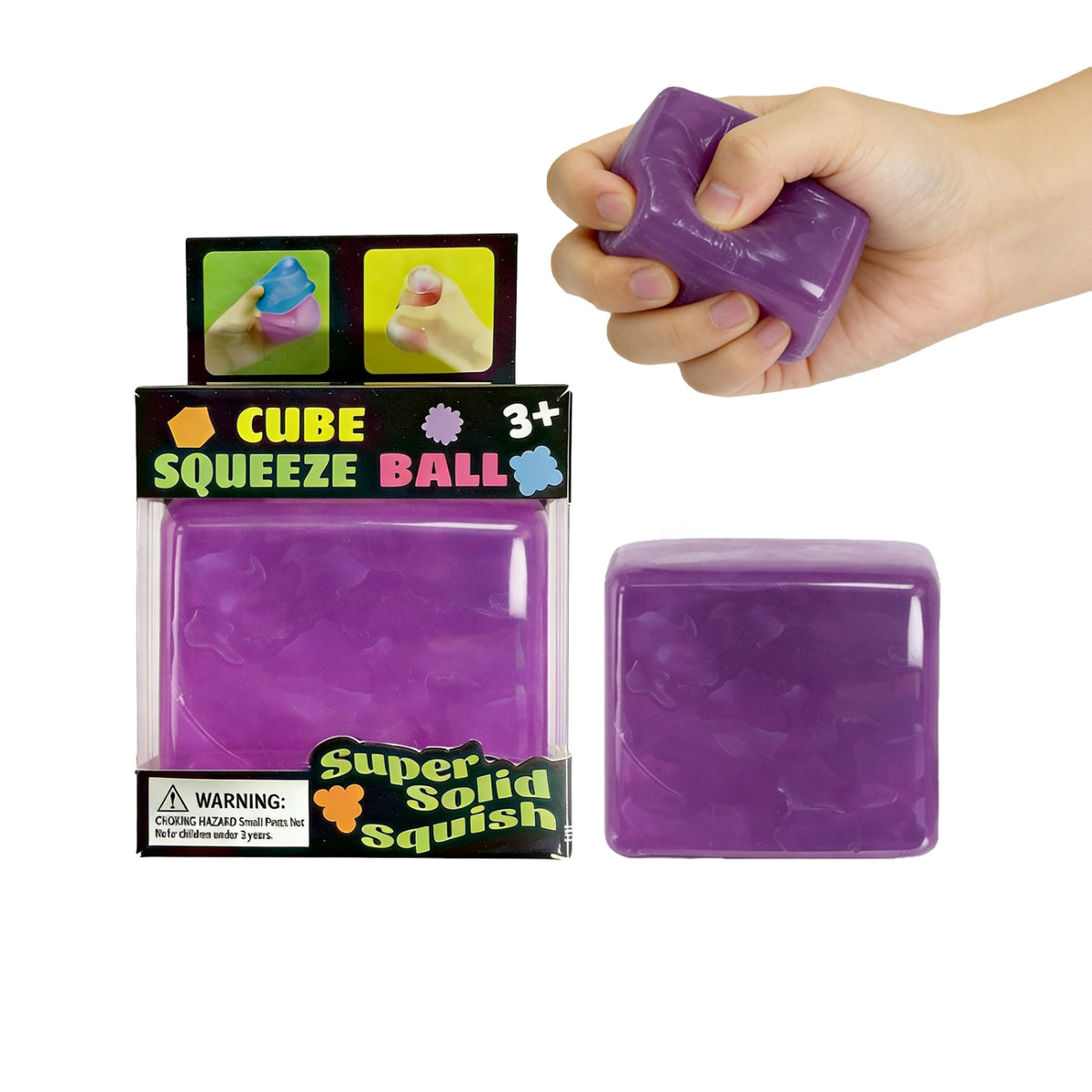Squishy cube stress relief sensory fidget toy