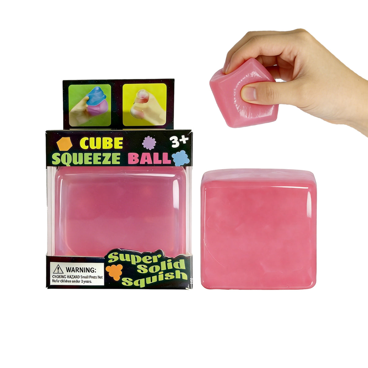 Squishy cube stress relief sensory fidget toy
