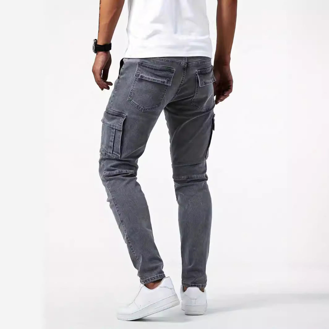 Man's Stylish Cargo Stretch Pants