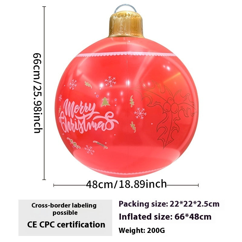 Inflatable Christmas Ball for Christmas Decorations