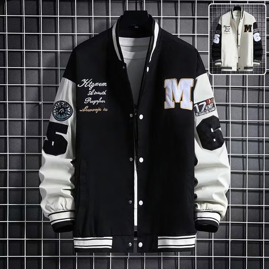 Men's Baseball Jacket with Letter Number