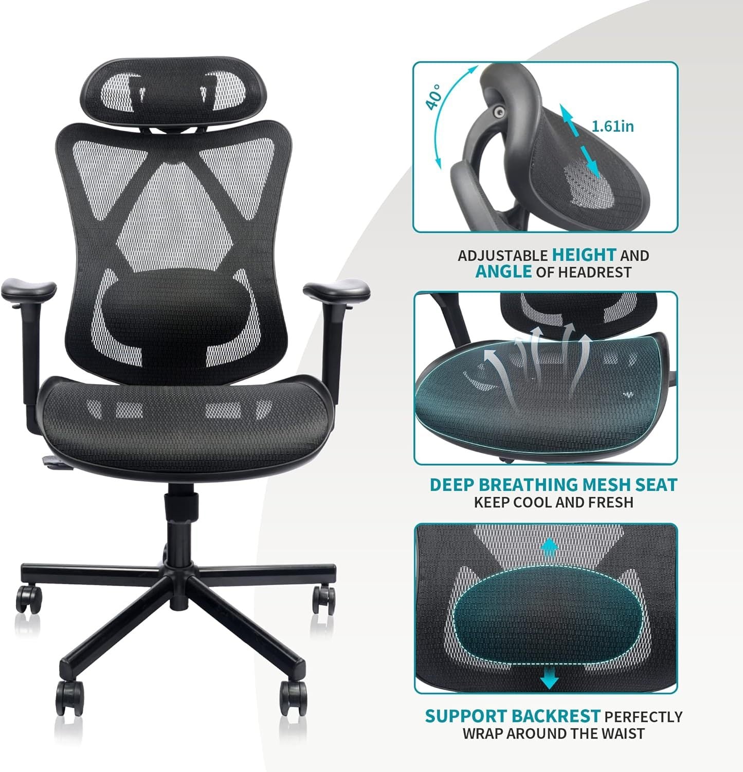 Ergonomic Office Chairs with Lumbar Support