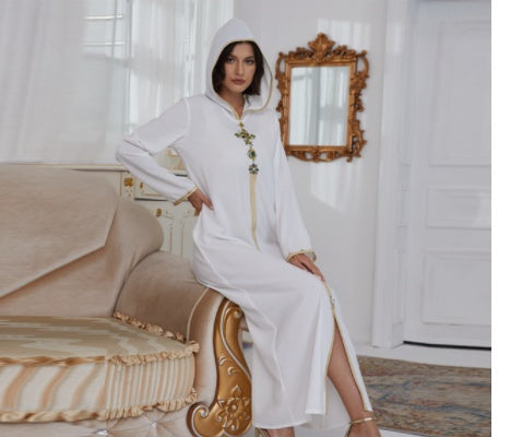 Beaded Eastern Robe Dress