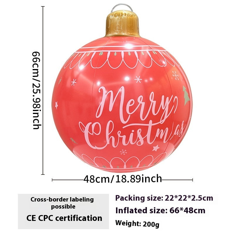 Inflatable Christmas Ball for Christmas Decorations