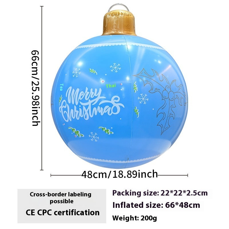 Inflatable Christmas Ball for Christmas Decorations