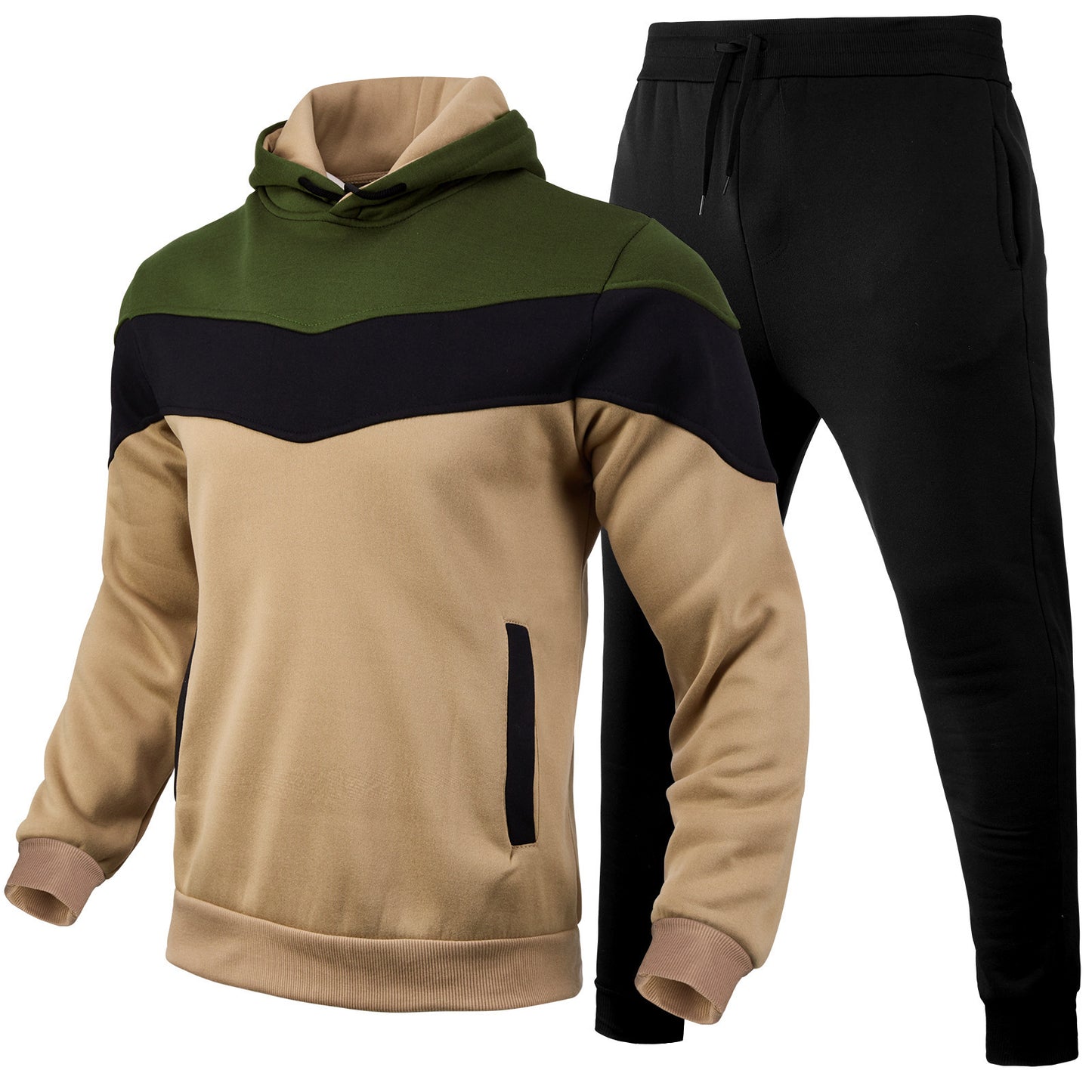 Men's sportswear, hoodie + sweatpants