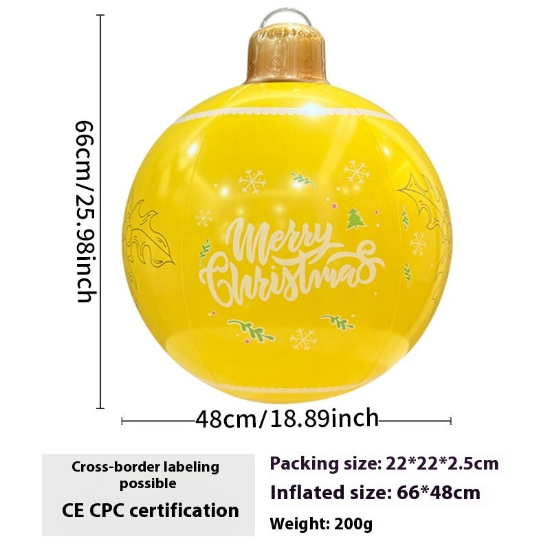 Inflatable Christmas Ball for Christmas Decorations