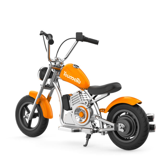 Kids Chopper Electric Bike with LED Lights, Motorcycle Sound, 10mph & 150lb Max