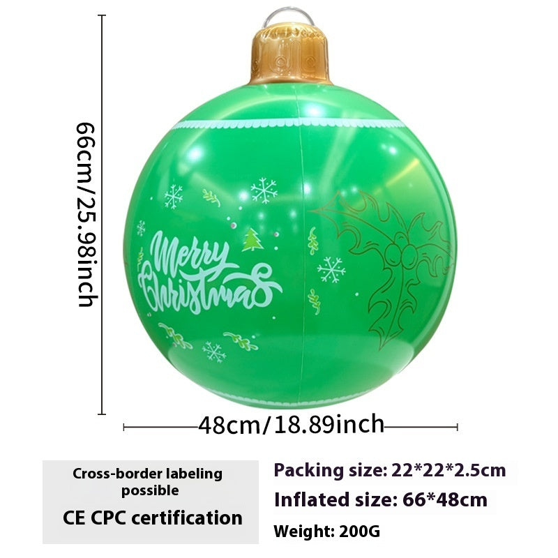 Inflatable Christmas Ball for Christmas Decorations